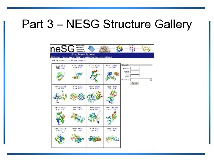 Part 3 – NESG Structure Gallery 