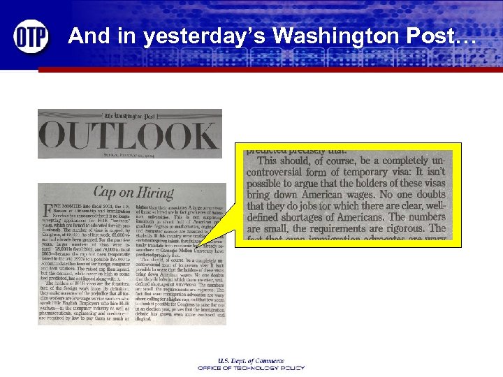 And in yesterday’s Washington Post… 