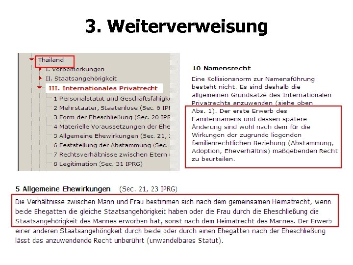 3. Weiterverweisung 