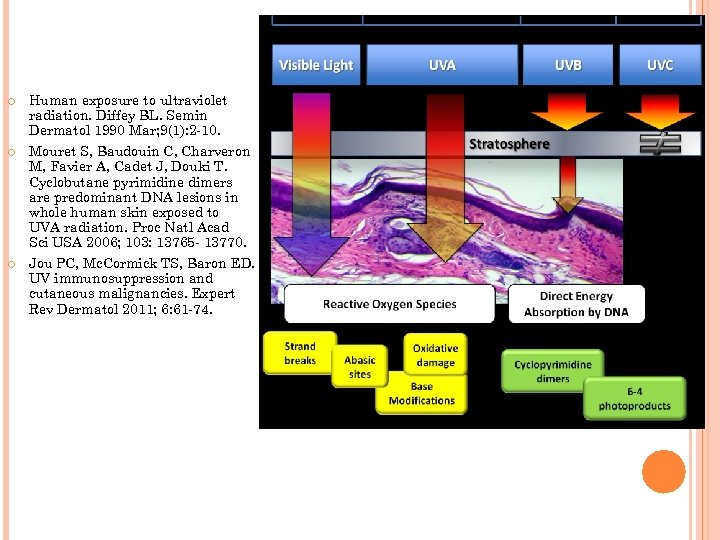  Human exposure to ultraviolet radiation. Diffey BL. Semin Dermatol 1990 Mar; 9(1): 2
