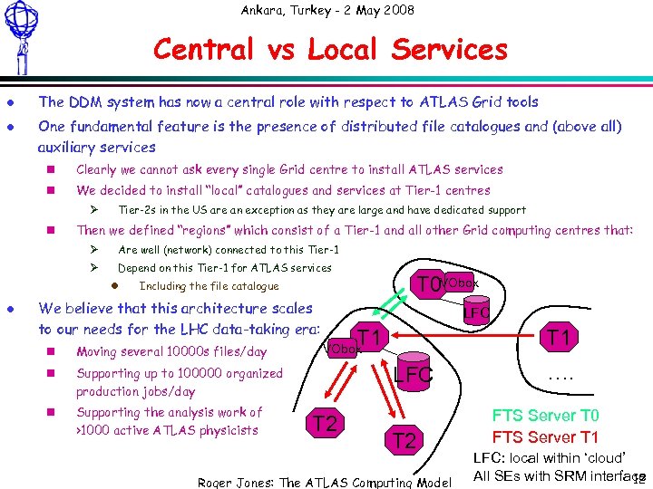 Ankara, Turkey - 2 May 2008 Central vs Local Services l l The DDM