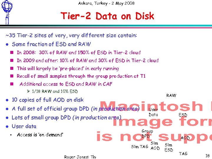 Ankara, Turkey - 2 May 2008 Tier-2 Data on Disk ~35 Tier-2 sites of