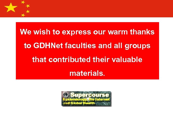 We wish to express our warm thanks to GDHNet faculties and all groups that