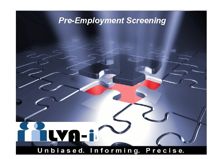 Pre-Employment Screening 