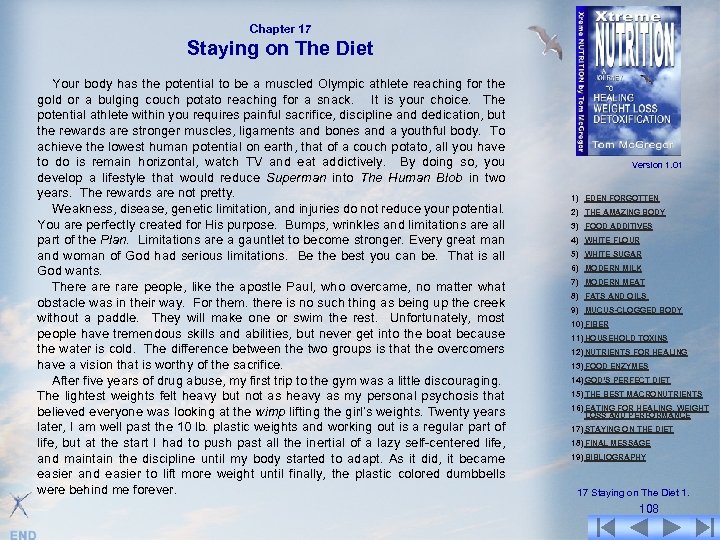 Chapter 17 Staying on The Diet Your body has the potential to be a