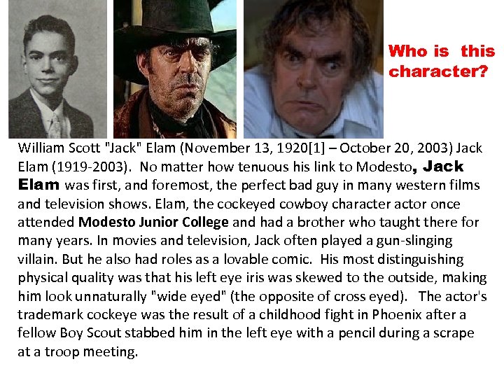Who is this character? William Scott 