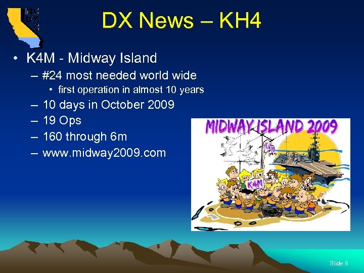 DX News – KH 4 • K 4 M - Midway Island – #24