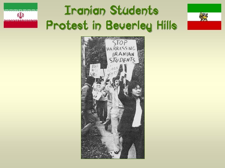 Iranian Students Protest in Beverley Hills 