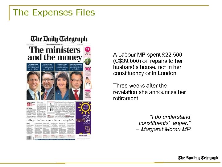 The Expenses Files A Labour MP spent £ 22, 500 (C$39, 000) on repairs