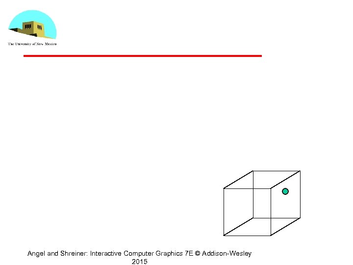 Angel and Shreiner: Interactive Computer Graphics 7 E © Addison-Wesley 2015 