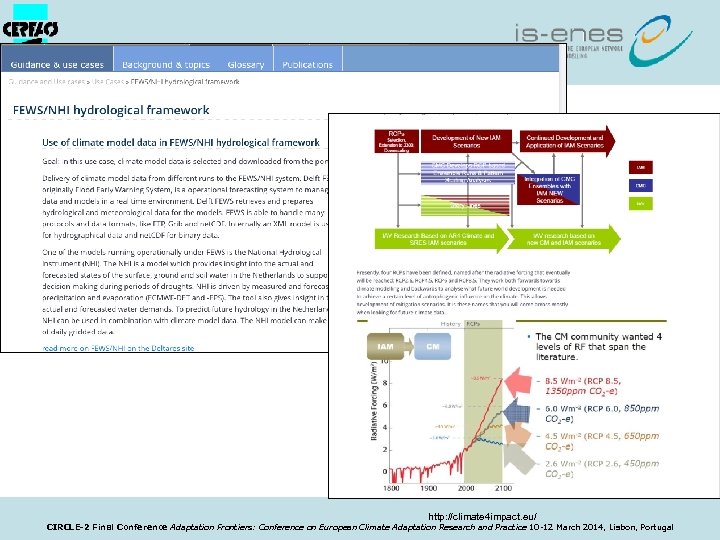 http: //climate 4 impact. eu/ CIRCLE-2 Final Conference Adaptation Frontiers: Conference on European Climate