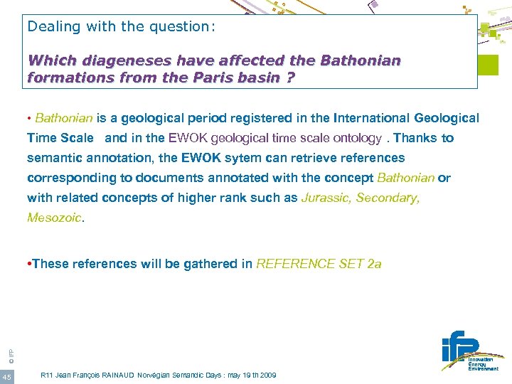 Dealing with the question: E-WOK_HUB Project Which diageneses have affected the Bathonian Use of