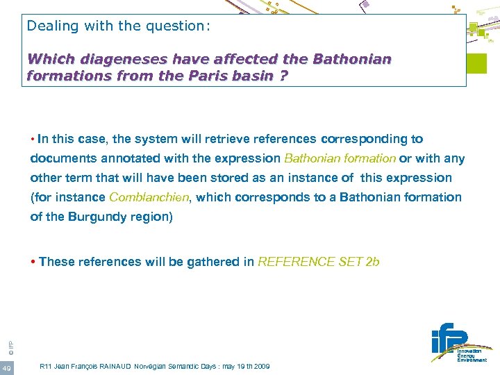 Dealing with the question: E-WOK_HUB Project Which diageneses have affected the Bathonian Use of