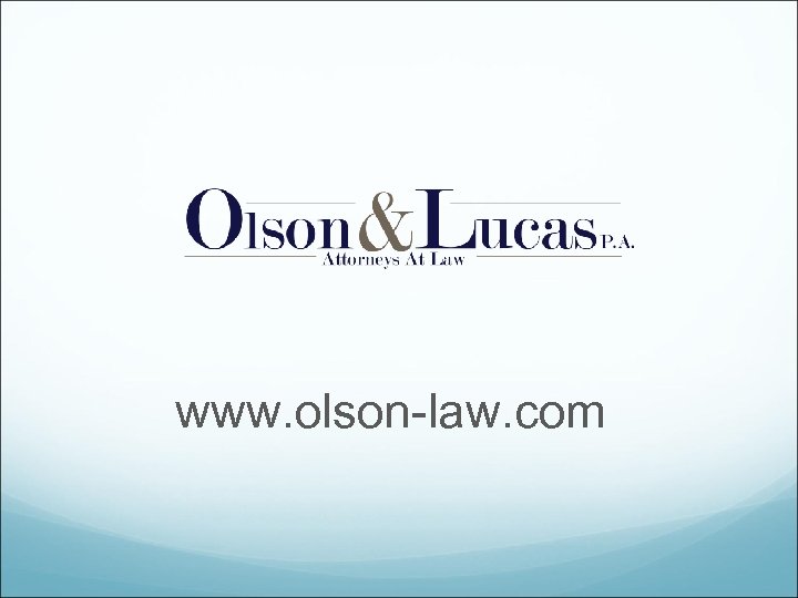 www. olson-law. com 