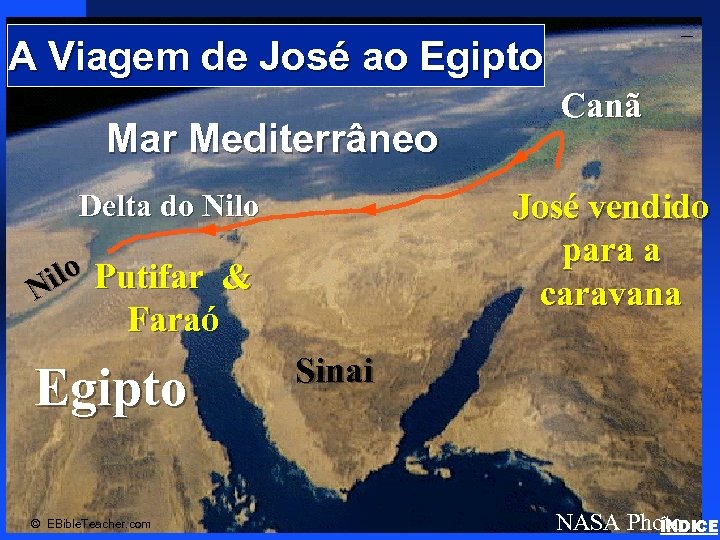 A Viagem de José ao Egipto Mar Mediterrâneo Click to add text Delta do