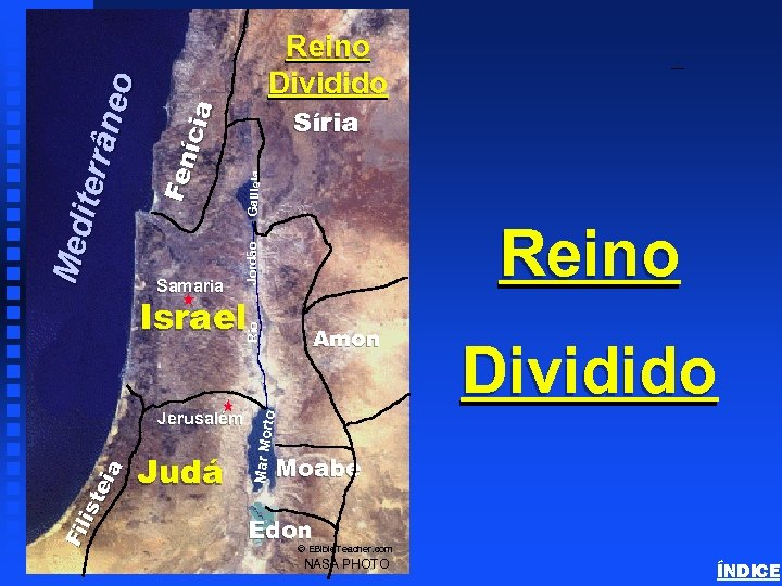 Samaria Galileia Reino Rio Israel Judá Dividido to Amon Mar Mor Fi li s