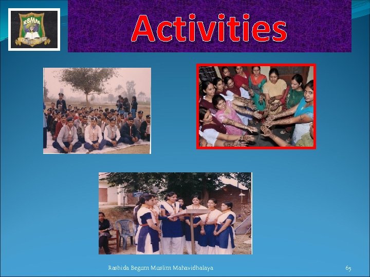 Activities Rashida Begum Muslim Mahavidhalaya 65 