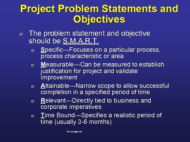 Project Problem Statements and Objectives s The problem statement and objective should be S.