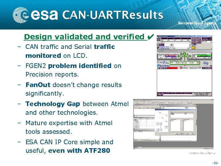 CAN-UART Results Design validated and verified ✔ – CAN traffic and Serial traffic monitored