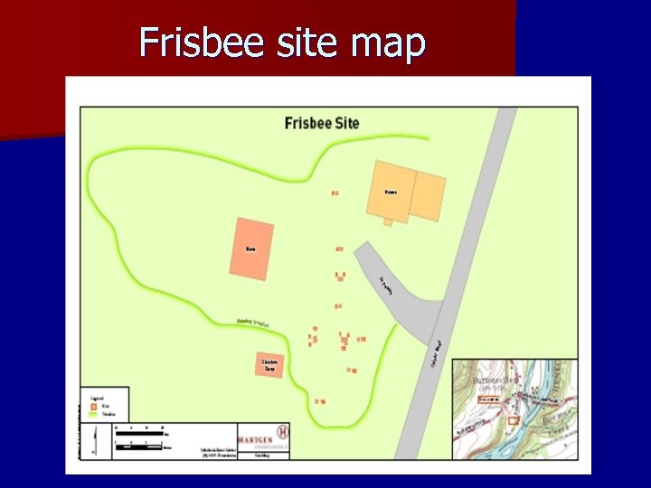 Frisbee site map 