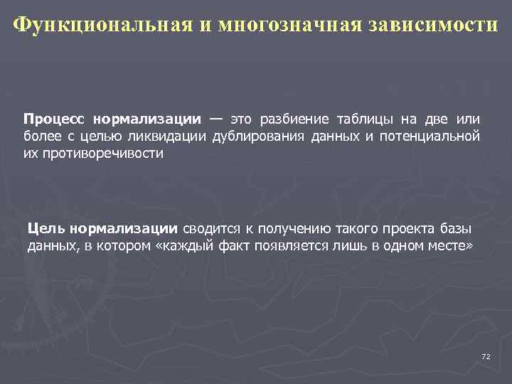 Цель ликвидации. Процесс нормализации. Цель нормализации данных сводится к получению. Укажите цели нормализации таблиц:. Зависимое судопроизводство это.