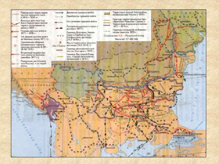 Контурная карта по истории россии 8 класс русско турецкая война