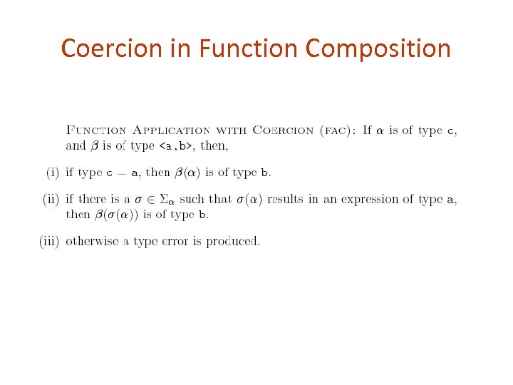 Coercion in Function Composition 