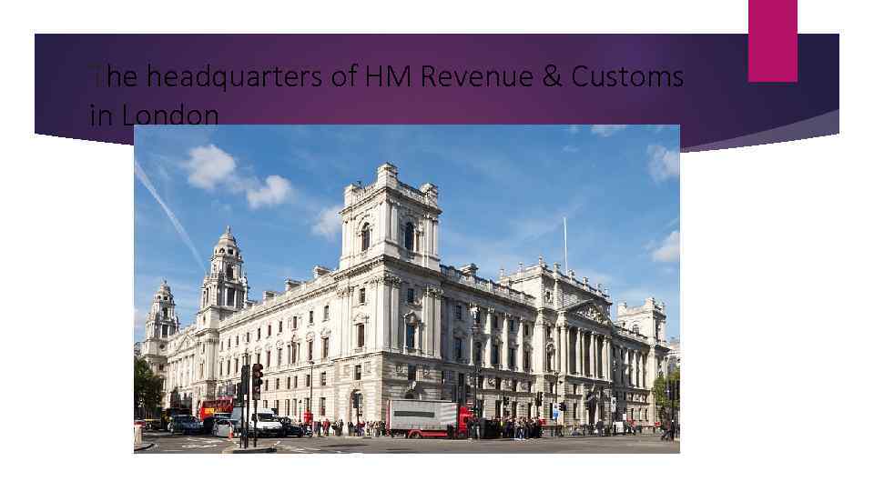 The headquarters of HM Revenue & Customs in London 