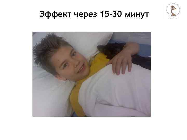 Эффект через 15 -30 минут 