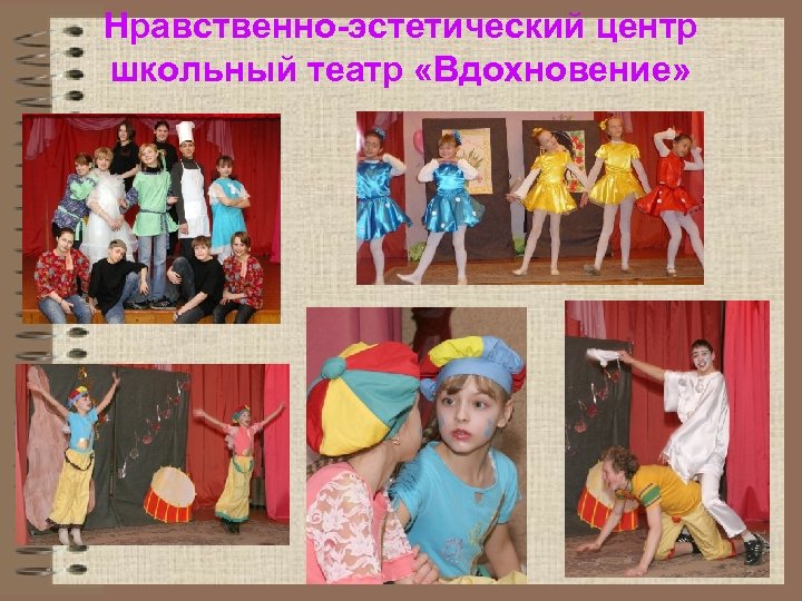 Нравственно-эстетический центр школьный театр «Вдохновение» 