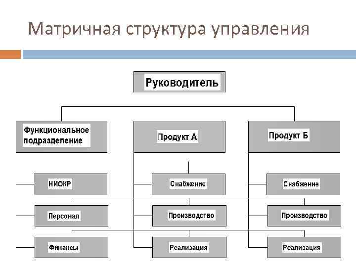 Функционально матричная структура