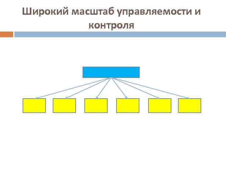  Широкий масштаб управляемости и контроля 