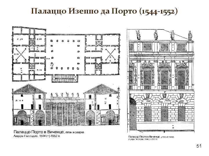 Палаццо Изеппо да Порто (1544 -1552) 51 