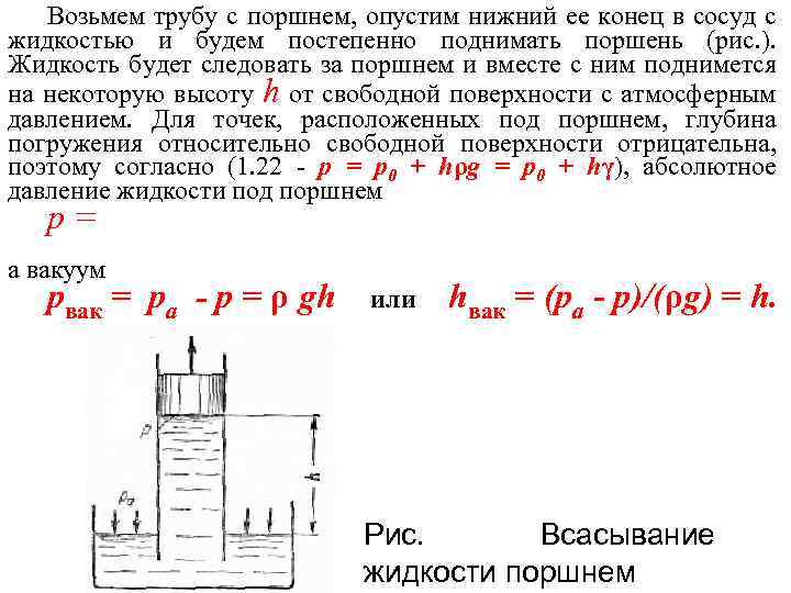 Трубка поршня