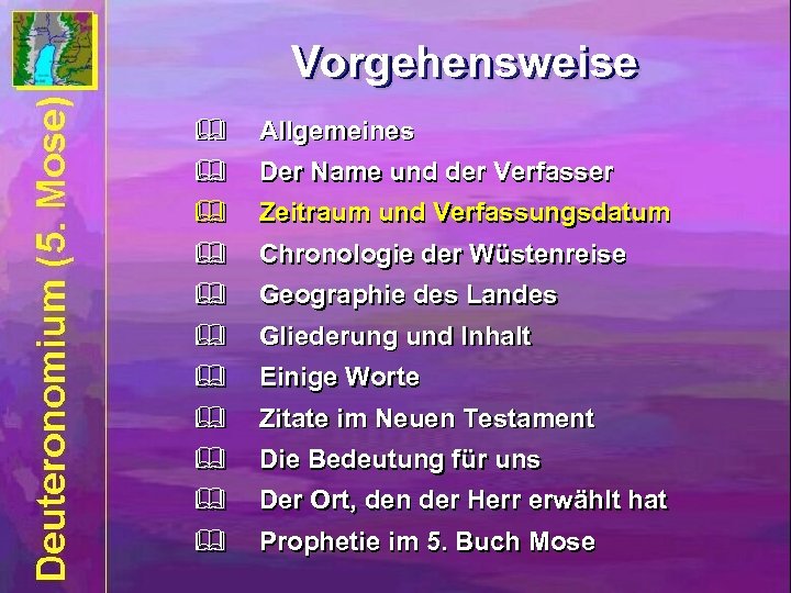 Vorgehensweise & & Allgemeines Der Name und der Verfasser & & Zeitraum und Verfassungsdatum