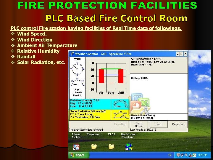 PLC Based Fire Control Room PLC control Fire station having facilities of Real Time