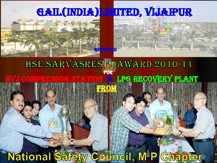 Gail(india)limited, vijaipur received For Hvj compressor station & lp. G recovery plant From 