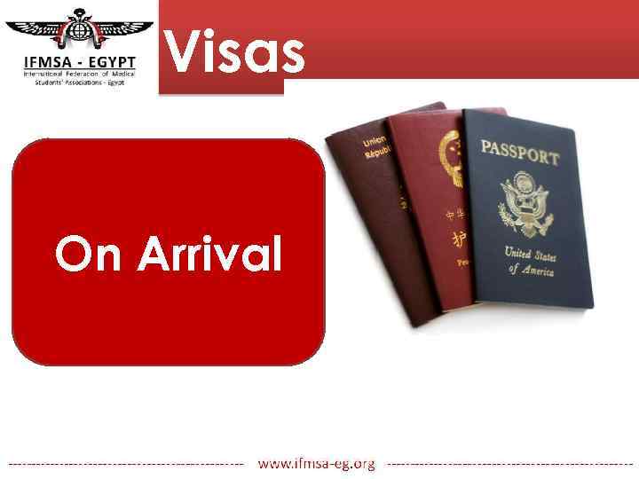 Visas On Arrival 