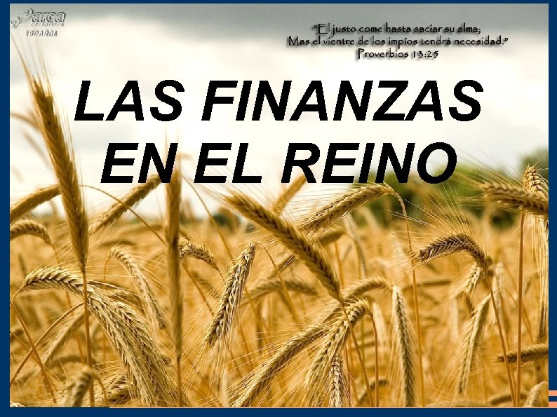 LAS FINANZAS EN EL REINO 