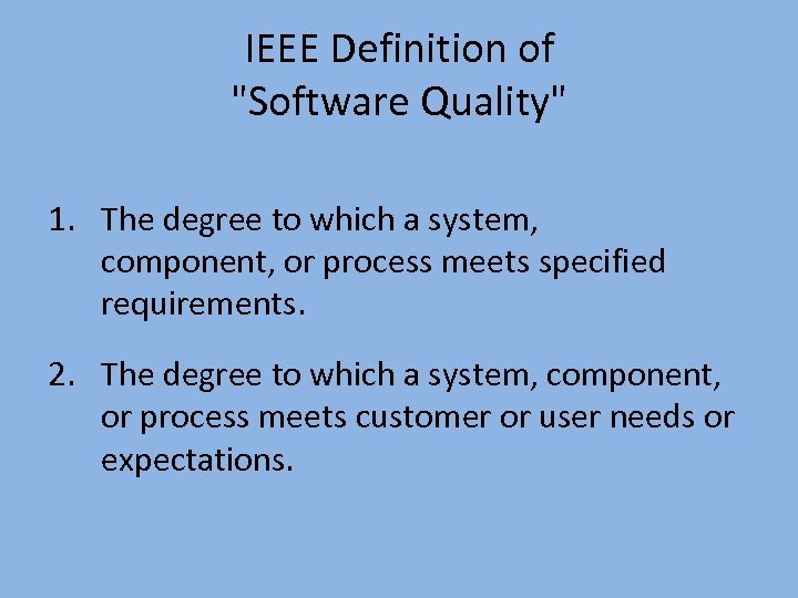 IEEE Definition of 