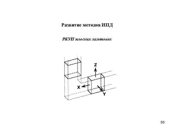 Развитие методов ИПД РКУП плоских заготовок 65 