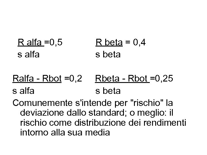  R alfa =0, 5 R beta = 0, 4 s alfa s beta