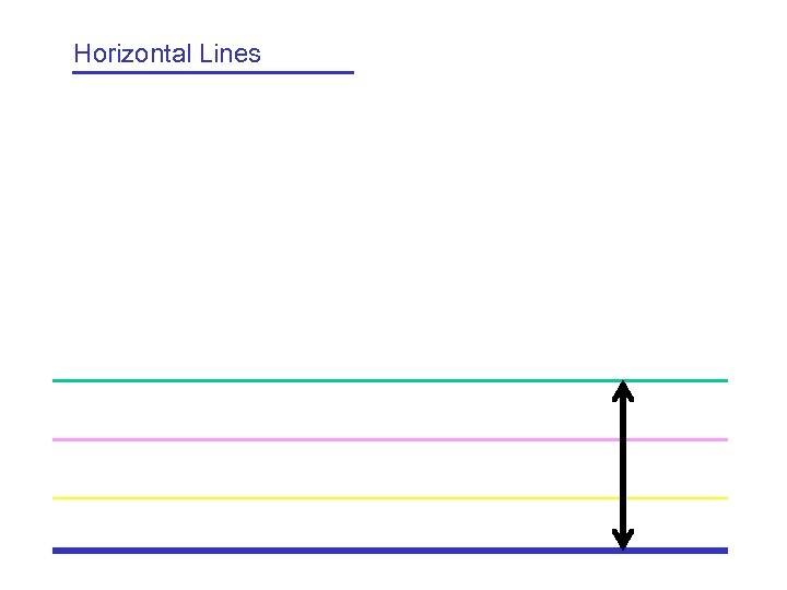 Horizontal Lines 