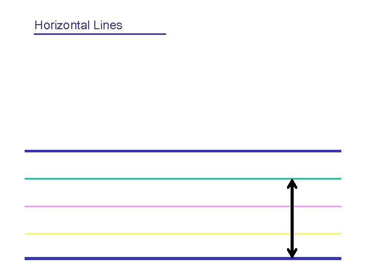 Horizontal Lines 