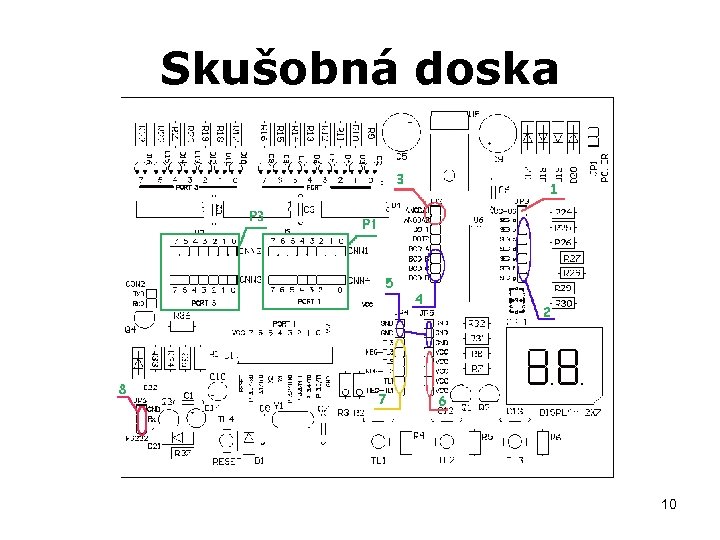 Skušobná doska 10 