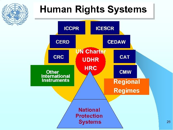 Human Rights Systems ICCPR ICESCR CERD CRC Other International Instruments CEDAW UN Charter UDHR