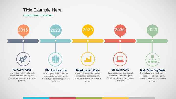Title Example Here A SUBTITLE ABOUT THIS SECTION 2015 Password Code Lorem ipsum dolor