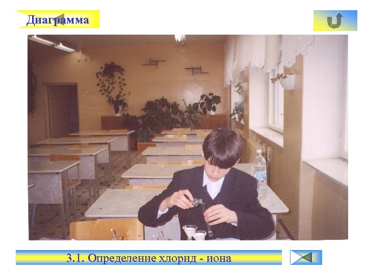 Диаграмма 3. 1. Определение хлорид - иона 