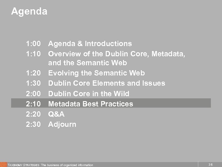 Agenda 1: 00 1: 10 1: 20 1: 30 2: 00 2: 10 2: