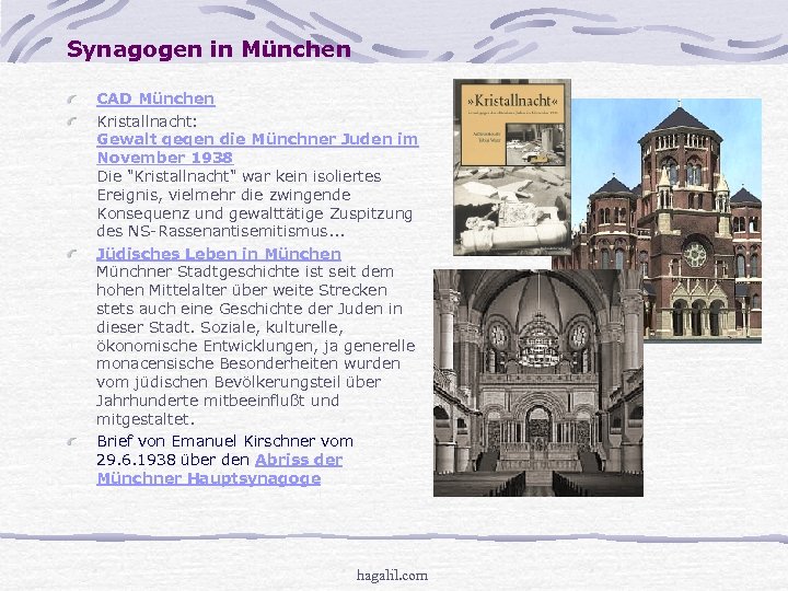 Synagogen in München CAD München Kristallnacht: Gewalt gegen die Münchner Juden im November 1938